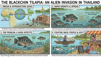 The Blackchin Tilapia: An Alien Fish in Thailand