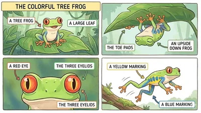 Amazing Animals: The Red-eyed Tree Frog
