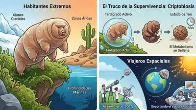 Los Tardígrados: Los Animales más Fuertes del Mundo