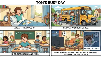 Tom's Busy Day