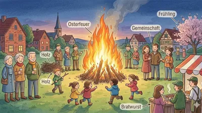 Das Osterfeuer: Ein warmer Brauch im Frühling