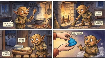 Pucks and Hobgoblins: The Household Spirits