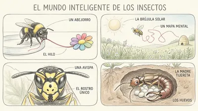 La Asombrosa Inteligencia de los Insectos: Más que Simples Reflejos