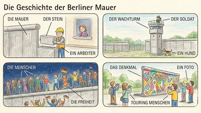 Die Berliner Mauer: Eine geteilte Stadt wird wieder eins