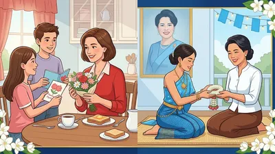 Celebrating Mother's Day: Thailand vs. the United States