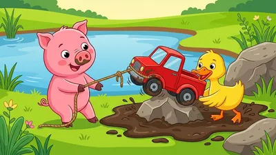 A Helping Hand at the Pond