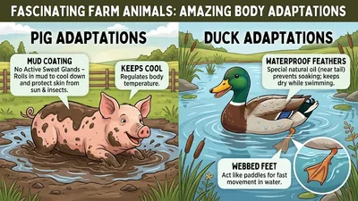 How Pigs and Ducks Stay Healthy on the Farm