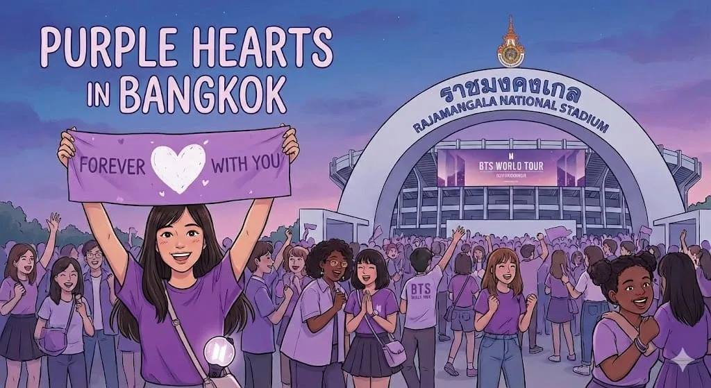Purple Hearts in Bangkok